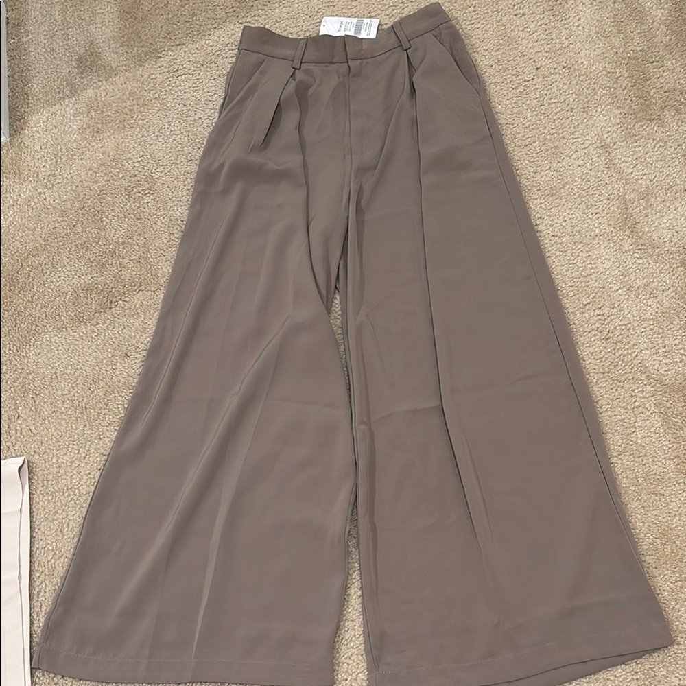 Amazon Wide Leg Pants - Taupe